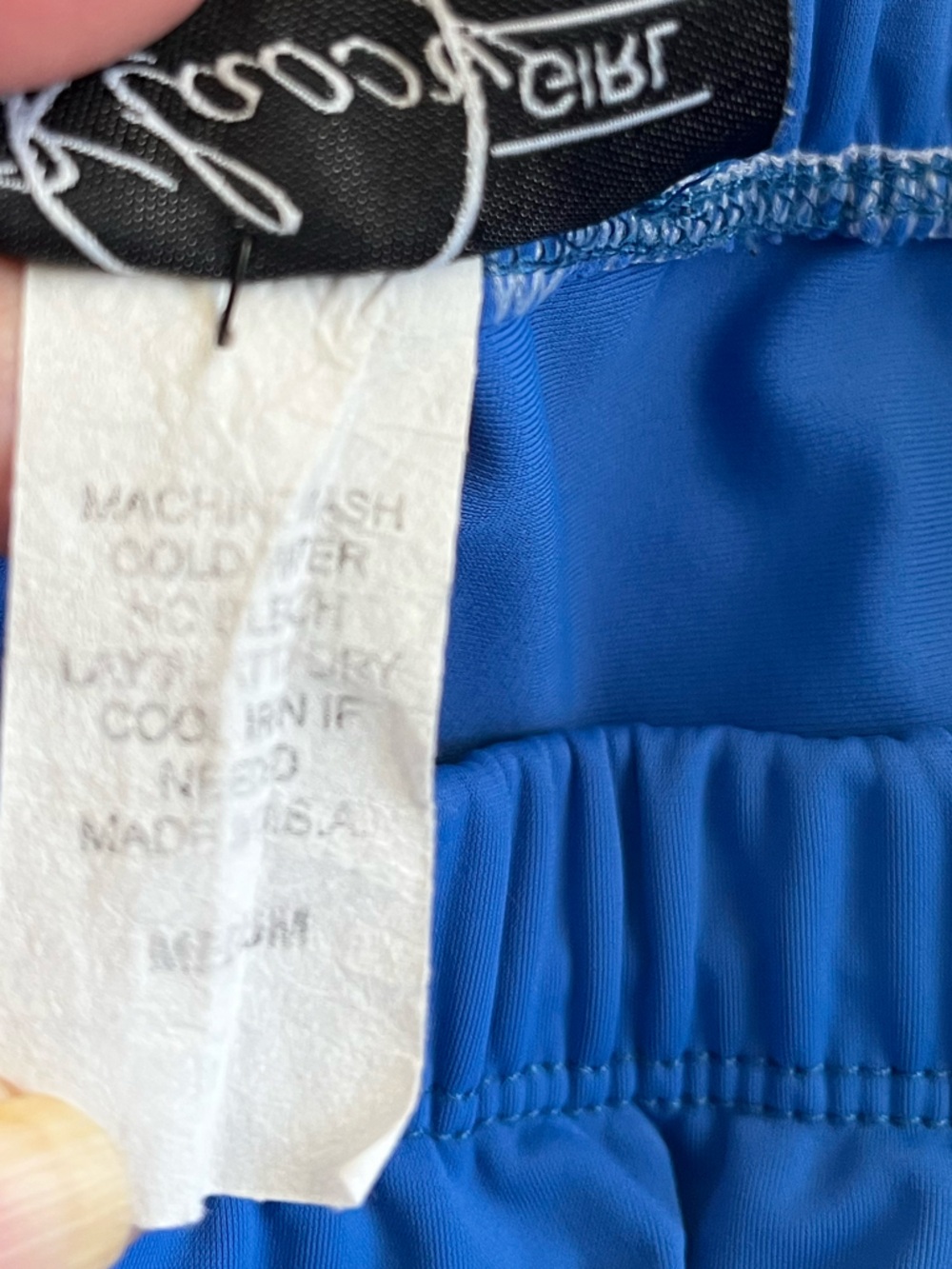 The Klassy Girl Athletic Royal Blue Skirt; Size Medium - Picture 10 of 16